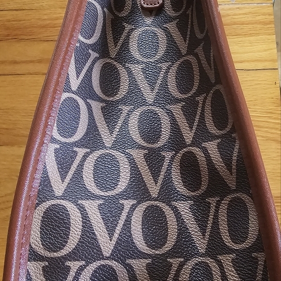 Orlandi Valentino. Brown Monogram Tote Bag. Brand new. - Picture 3 of 8